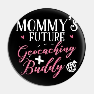 Geocaching Mom and Baby Matching T-shirts Gift Pin