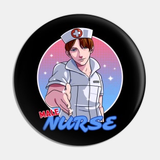 Male Nurse Funny Murse Pin