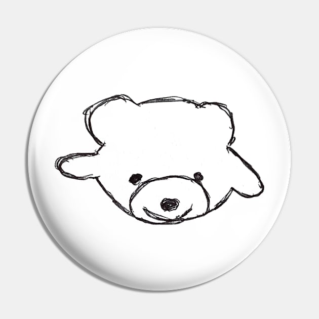 Incoming Smiley Bear Pin by SmileyBearArt