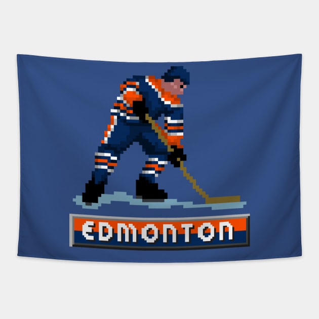 Edmonton Hockey Tapestry by clarkehall