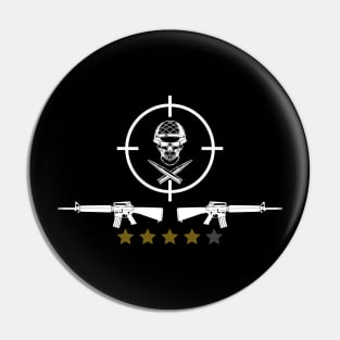 Skull soldier Pin