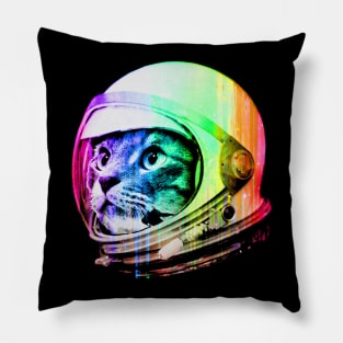 Astronaut Space Cat Pillow