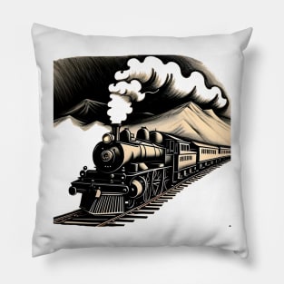 Steam locomotive Pillow