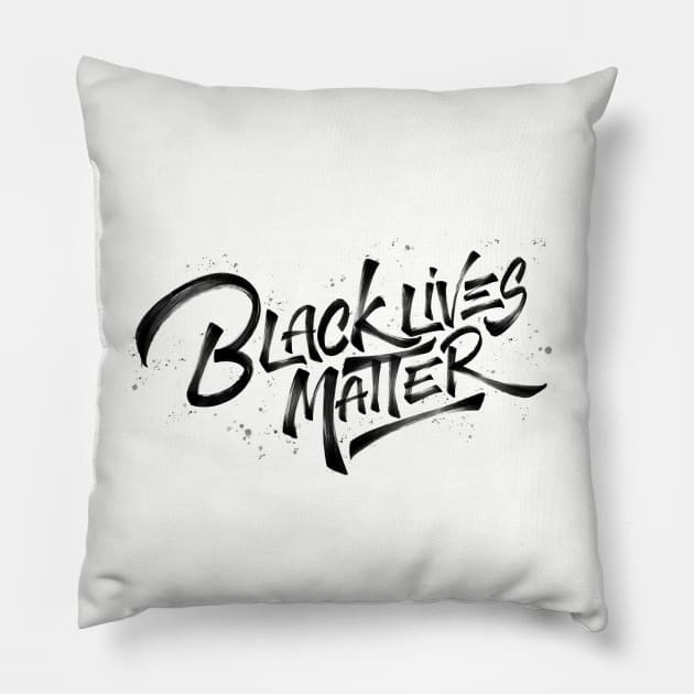 Black Lives Matter Pillow by ecomerch