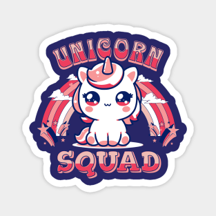 Kawaii Unicorn Squad Magnet