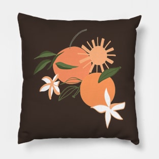 Oranges illustration Pillow