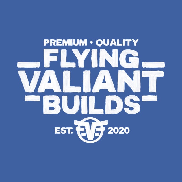 Flying Valiant Builds (Handpainted - White on Blue) by jepegdesign