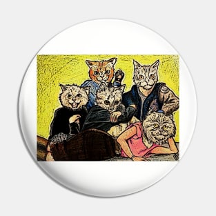 Sincerely Yours, The Kitten Club Pin