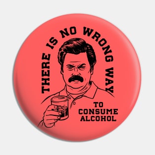 Ron Swanson Pin