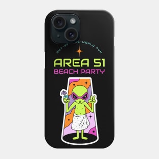 area 51 beach party Phone Case