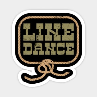 Line Dance Country Dancing Rope Western Magnet