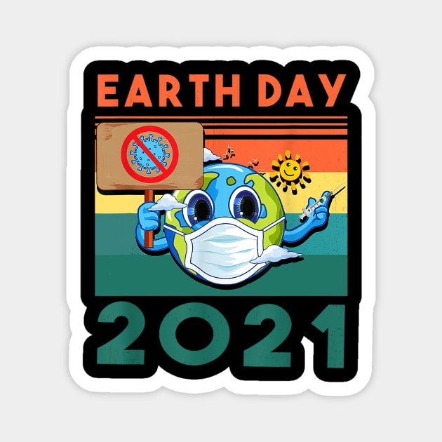 Earth day 2021 Magnet by sevalyilmazardal