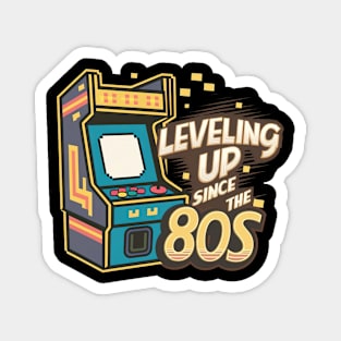 Leveling up since the 80s Magnet