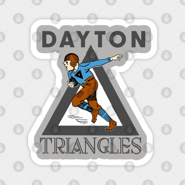 Defunct Dayton Triangles Football 1929 Magnet by LocalZonly