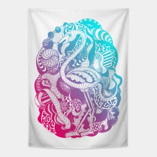 Dual Color Lost Flamingo Tapestry