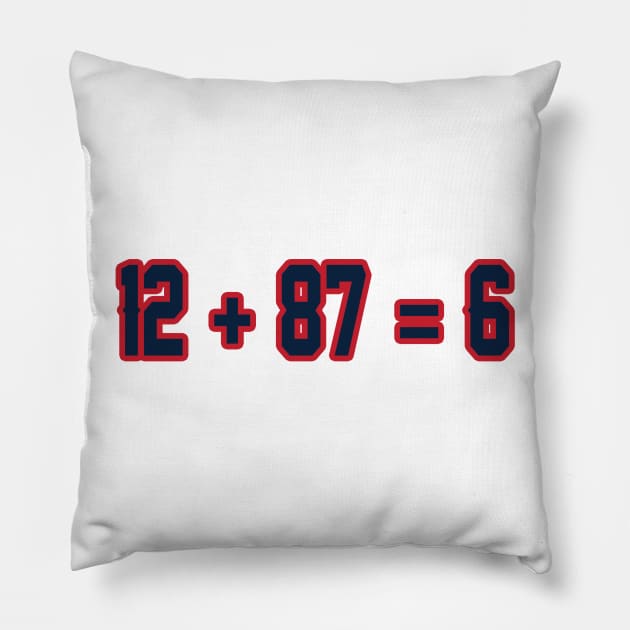 New England Math! Pillow by OffesniveLine