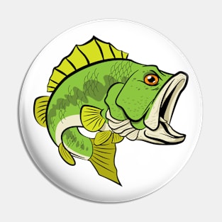 Largemouth Bass Strike Pin