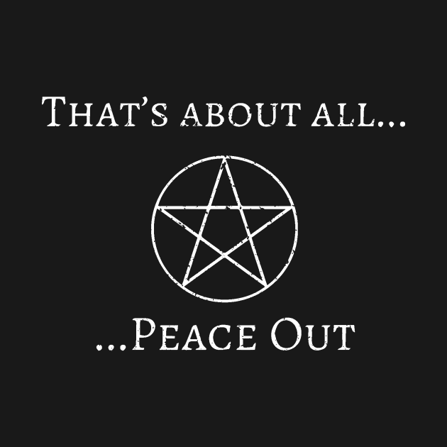 That's About All Peace Out by ThoughtAndMemory