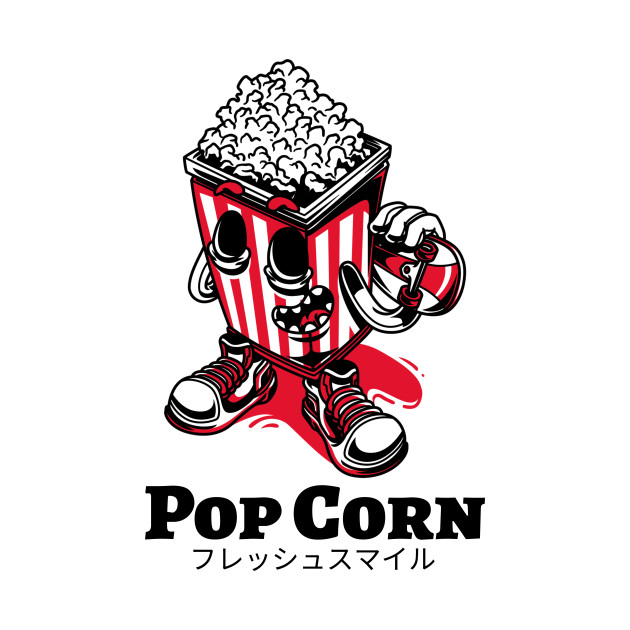 Pop Corn Skateboard Kid by BradleyHeal