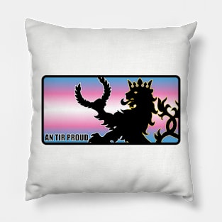 An Tir Proud - Trans Pride Pillow