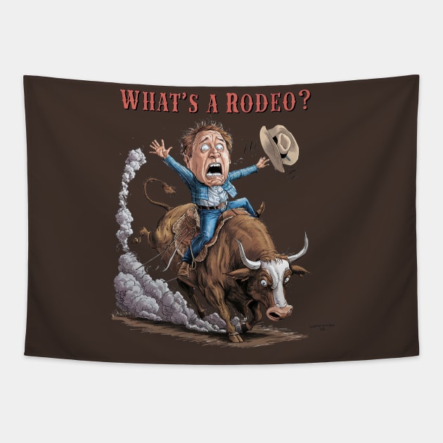 What's a rodeo? Tapestry by Dizgraceland