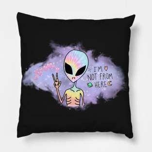 Alien Travels Pillow