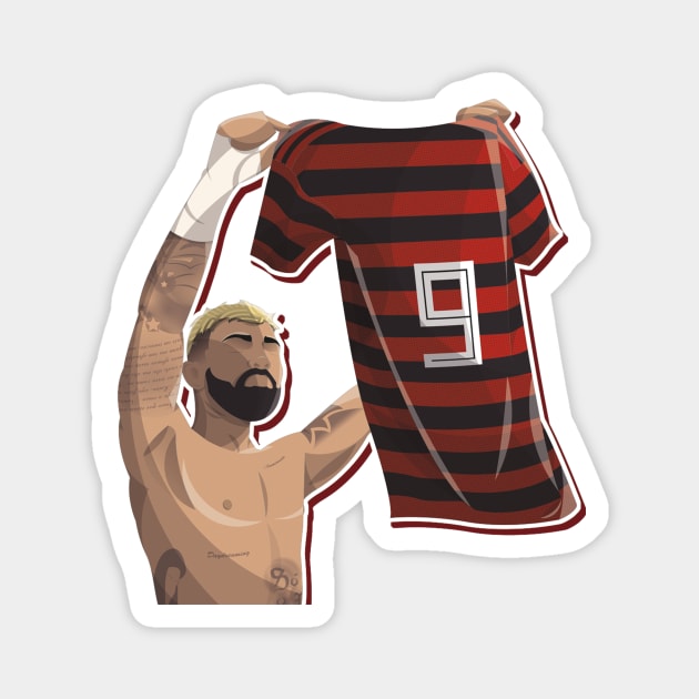 Gabigol Magnet by Pedro Nuin