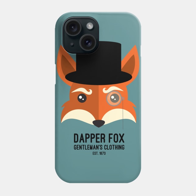 Dapper Fox 1873 Phone Case by TeawithAlice