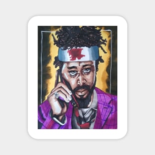 Sorry To Bother You - "N*gga Shit" Cassius Green portrait (original) Magnet