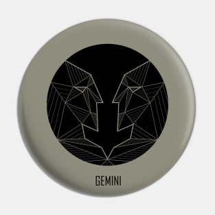 Gemini - Geometric Astrology Pin