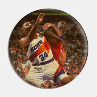 Charles Barkley vs Michael Jordan Vintage // 2 Pin