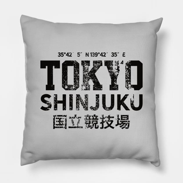 Tokyo Shinjuku Pillow by Hixon House