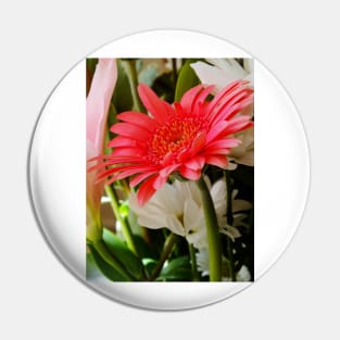 Gerbera Flower Pin