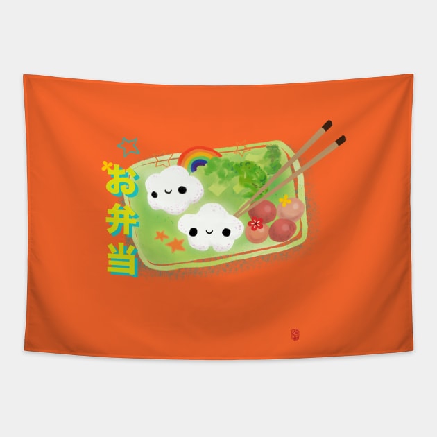 Lunch Time! (Bento Box) Tapestry by echopico