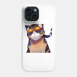 Meme Cat Wearing Sunglasses Phone Case