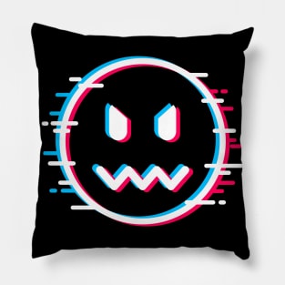 Glitch Face Mad Pillow