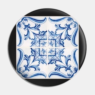 Traditional Portuguese glazed tiles Pin