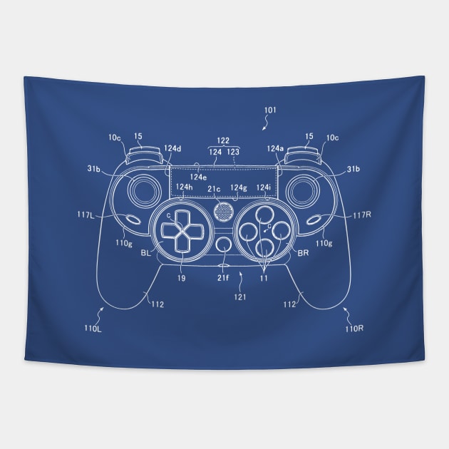 Video Games Joystick Tapestry by Live.Good