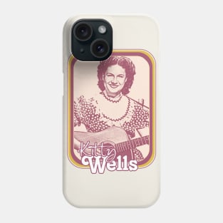 Kitty Wells // Retro Style Country Artist Fan Design Phone Case