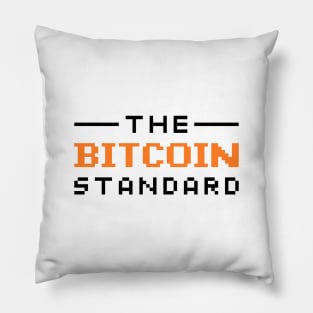 The Bitcoin Standard Pixel Art Pillow