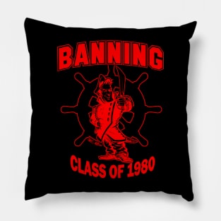 Banning 1980 RED Pillow