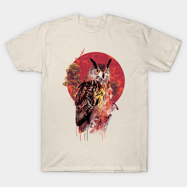 Owl Red - Owl - T-Shirt