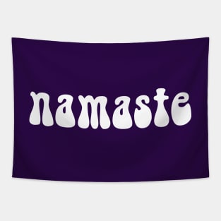 Namaste Hippie Vibes Yoga Teacher Tapestry