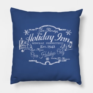 The Inn (blue ink 1) Pillow