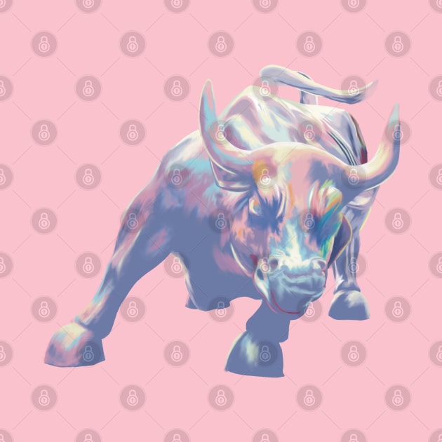 The Charging Bull of Wall Street by Art And Soul