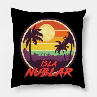 Isla Nublar Holiday Pillow