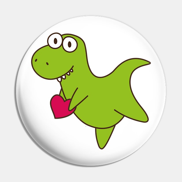 T-Rex Pin by Buen Corazón