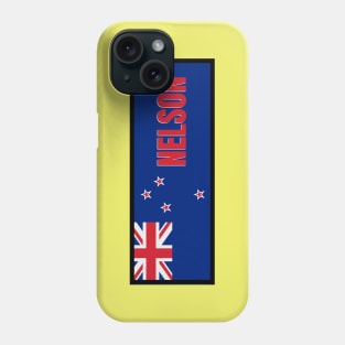 Nelson City in New Zealand Flag Phone Case