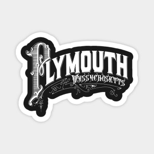 Vintage Plymouth, MA Magnet