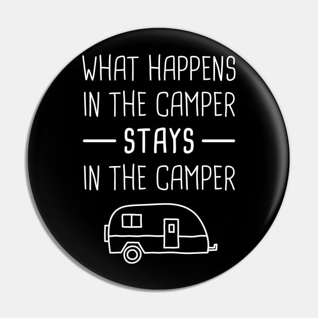 Funny RV Camper Quote Pin by MeatMan